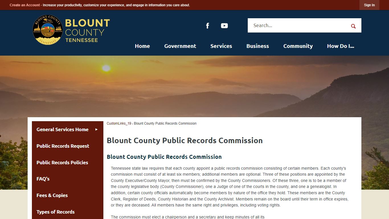 Blount County Public Records Commission | Blount County, TN